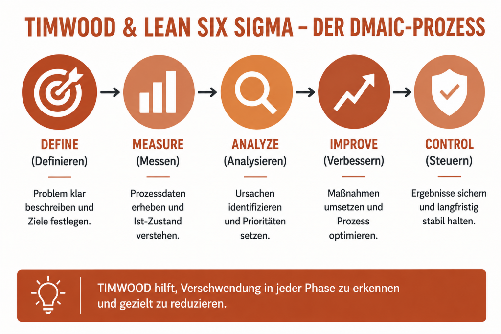 Timwood & Lean Six Sigma - der DMAIC-Prozess